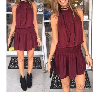 Burgundy Dress